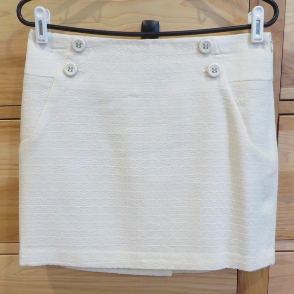 The Limited Off White Ivory Skirt Size 6 - Picture 1 of 7